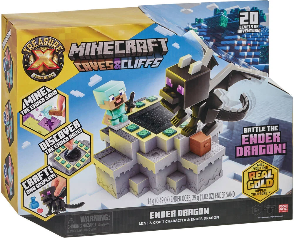 TRESOR X  - MINECRAFT ENDER DRAGON SET DE DECOUVERTE
