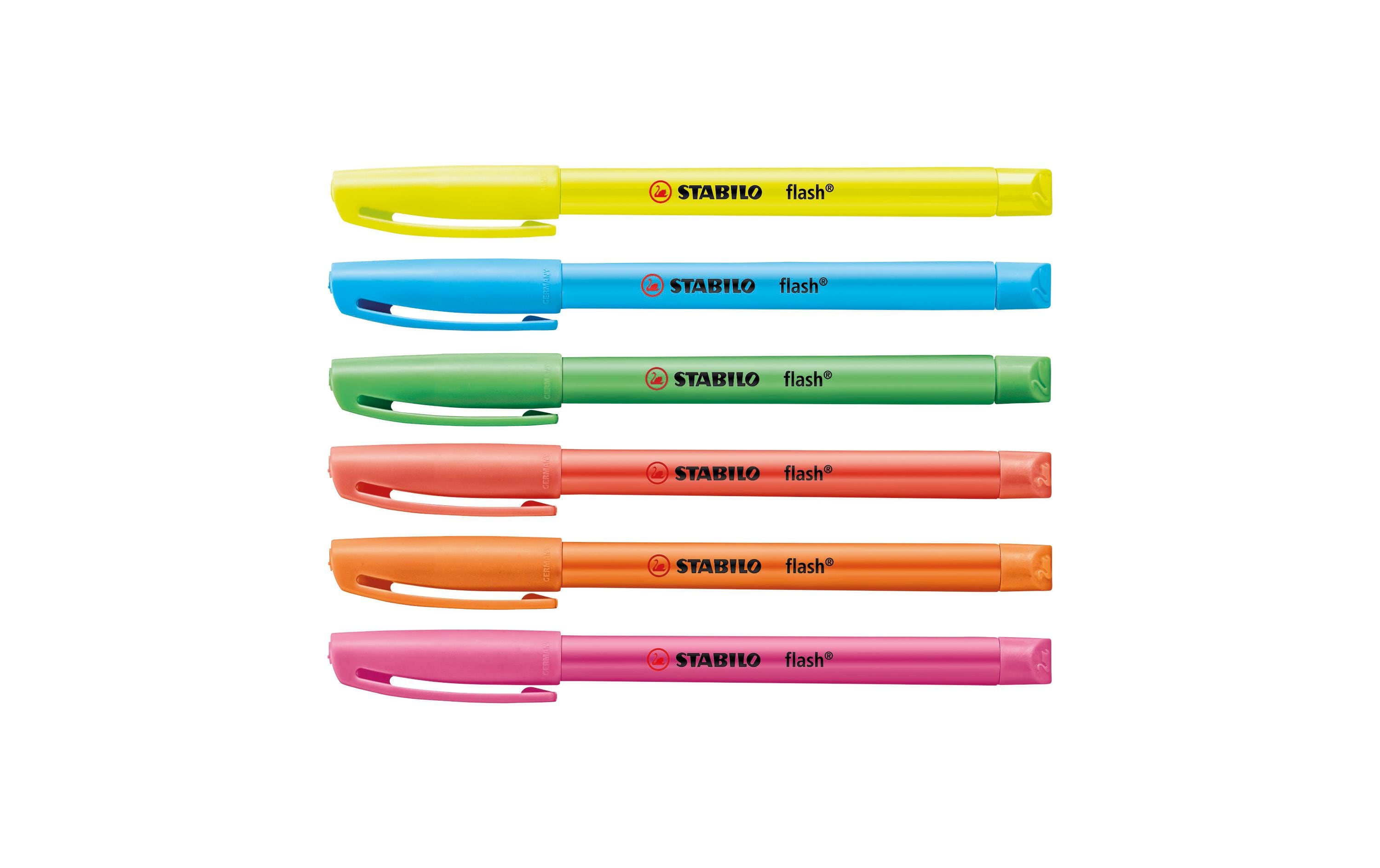 Textmarker Flash RotTextmarker mit Clip