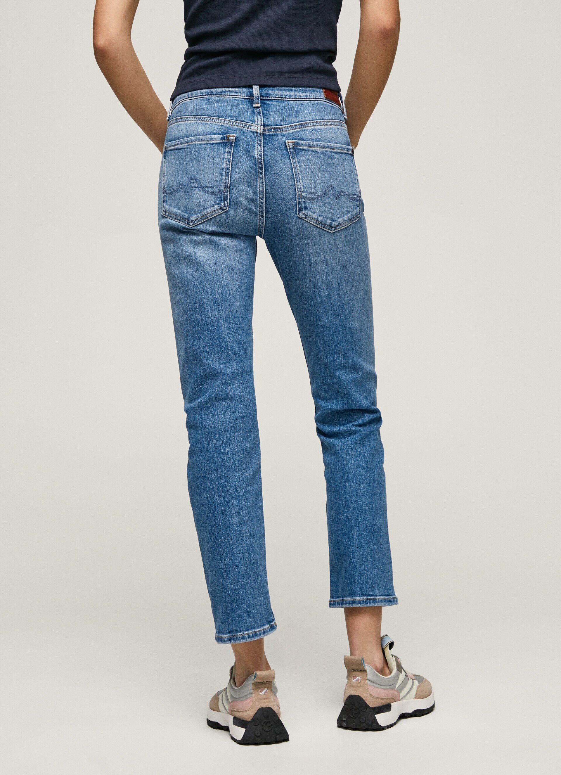 CALÇA JEAN MARY FIT REGULAR TIRO ALTO - jeans