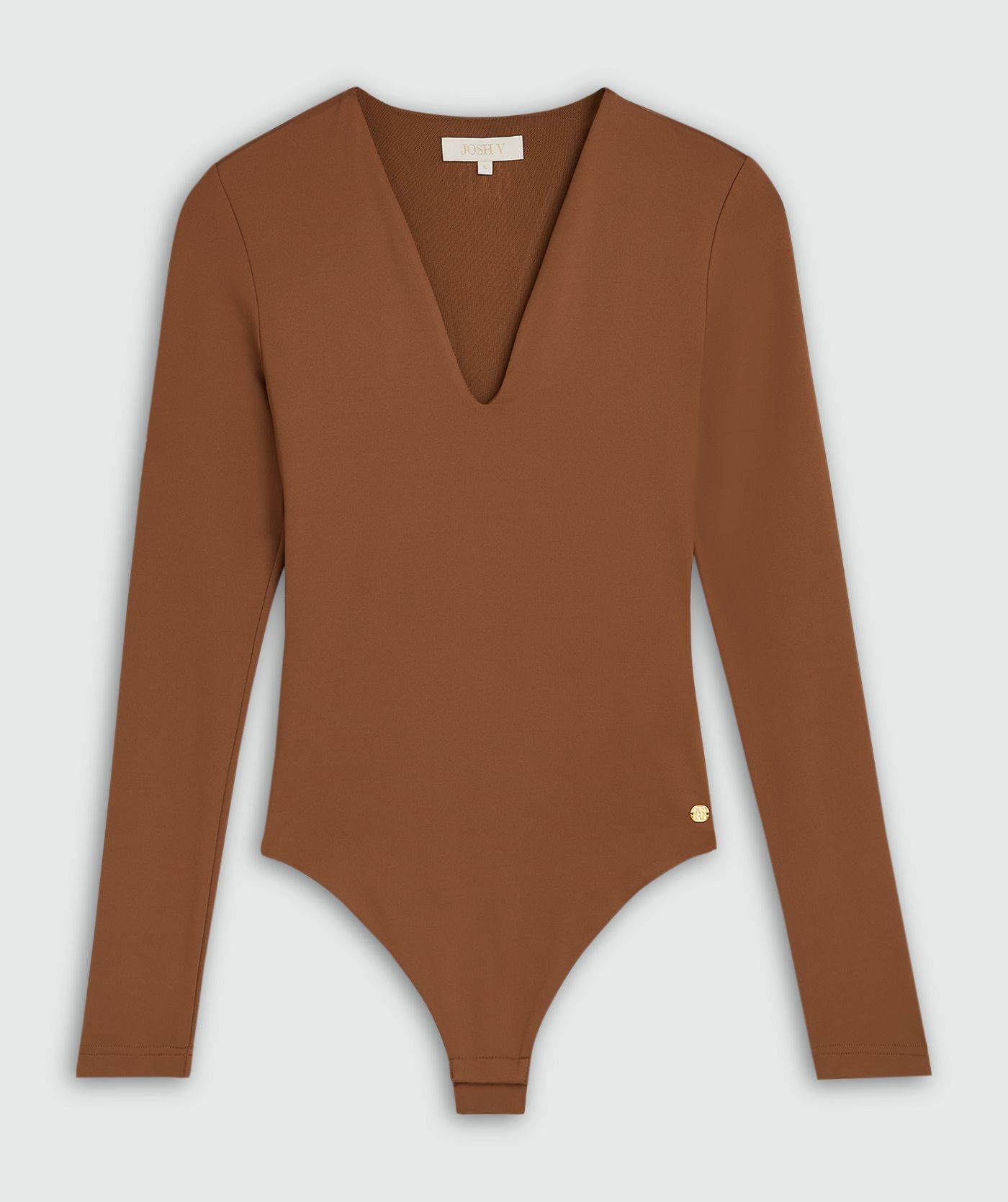 JV-WYREN slim fit body - cognac