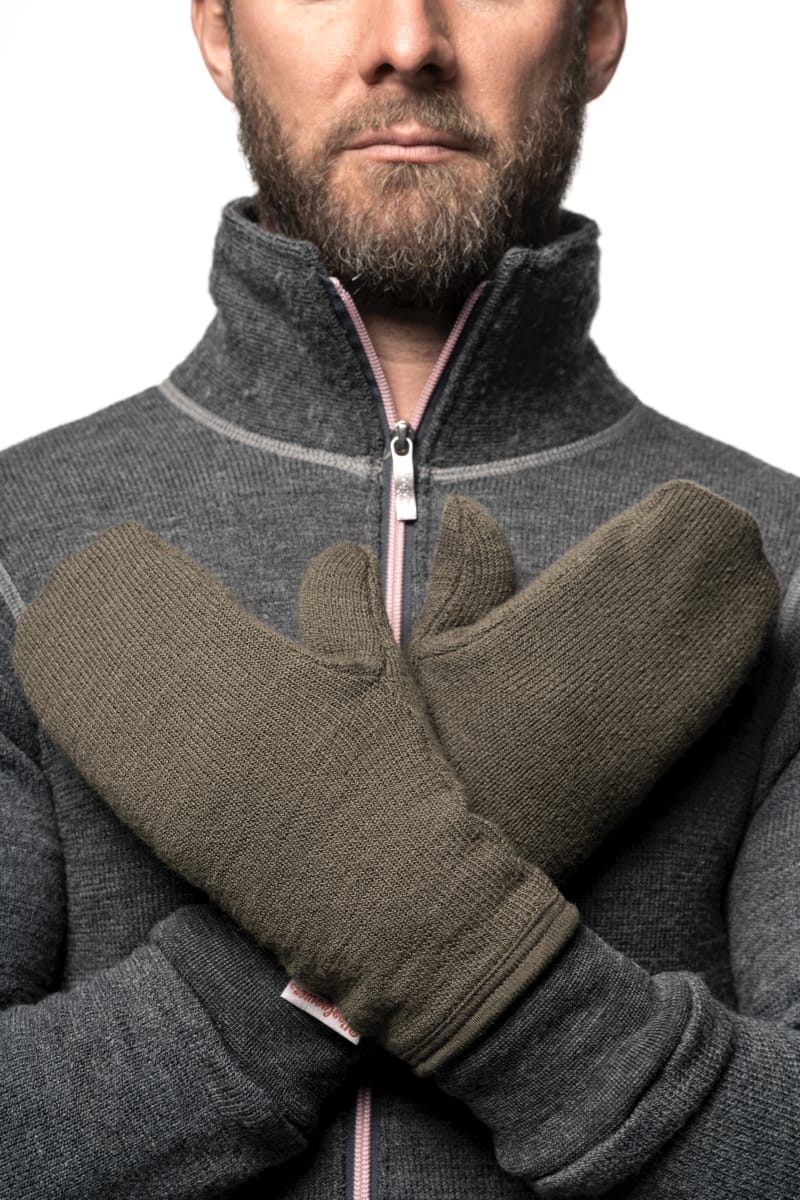 Woolpower Mittens 400 Pine Green