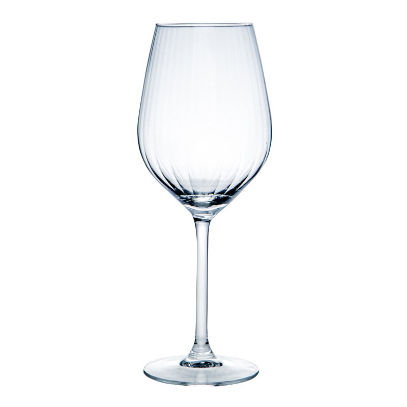 Lot de 4 verres à vin 'Plissé'