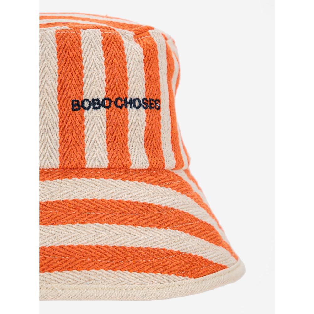 Køb Bobo Choses Orange Striped Bøllehat