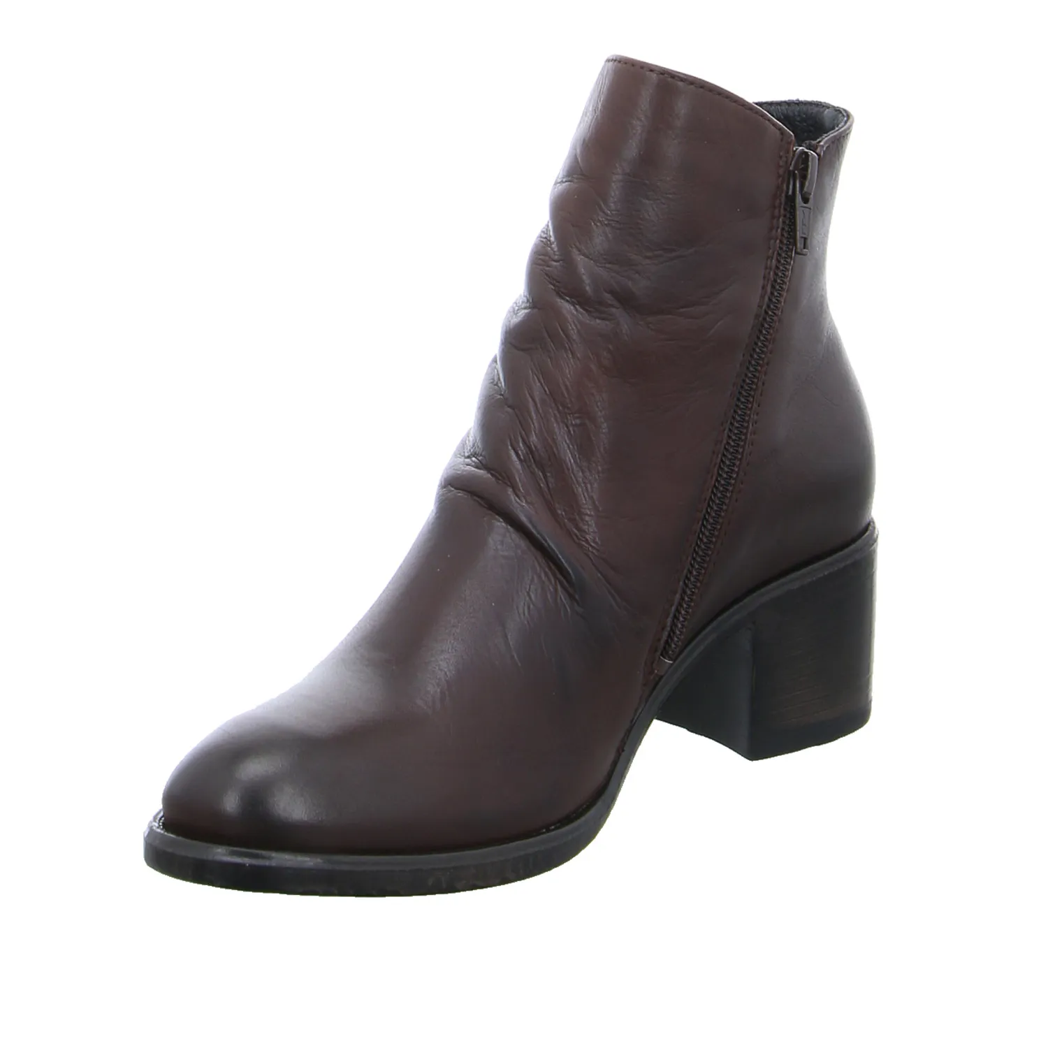 SCHUHENGEL Stiefelette Braun Leder