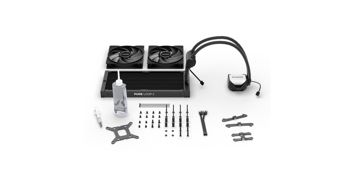 be quiet!Pure Loop 2 280mm waterkoeling  (Zwart, 4-pins PWM fan-connector, ARGB led)