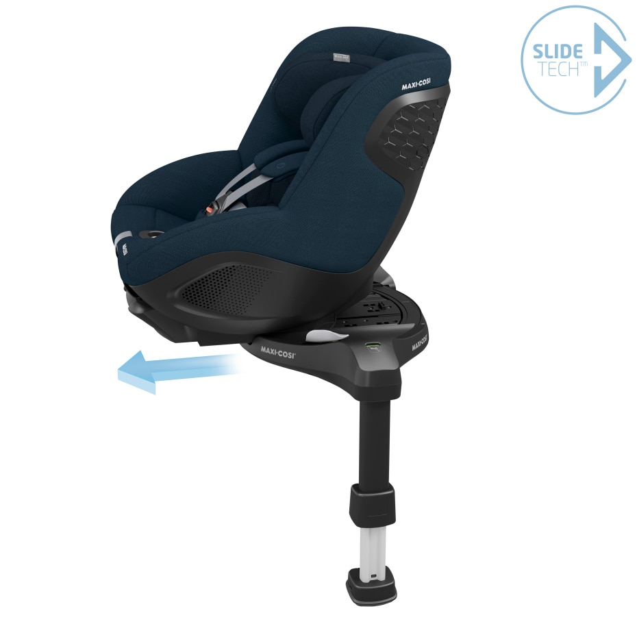 Mica 360 Pro 0 - 4 Y  40 - 105 cm  0 - 18 kg    Innovative SlideTech®™ Technologie |    Mehrere Sitz- und Liegepositionen |    Easy-In Gurtsystem |    G-CELL Seitenaufprallschutz |    360°-Drehung mit nur einer Hand  |