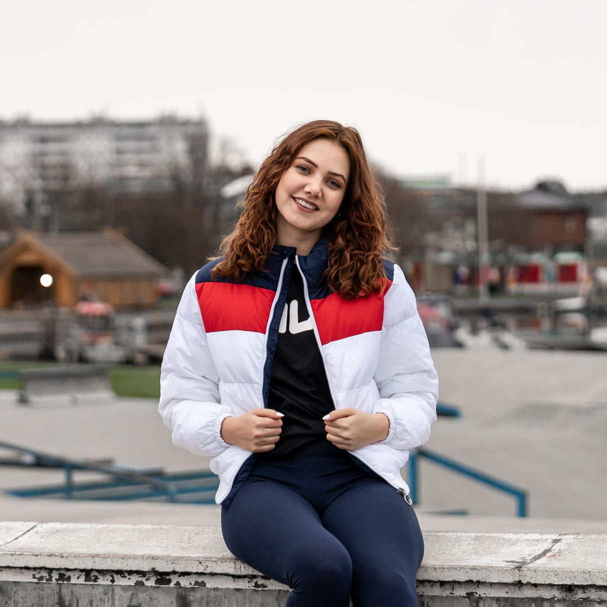 FILA<br>WOMEN IRIS puffer jacket