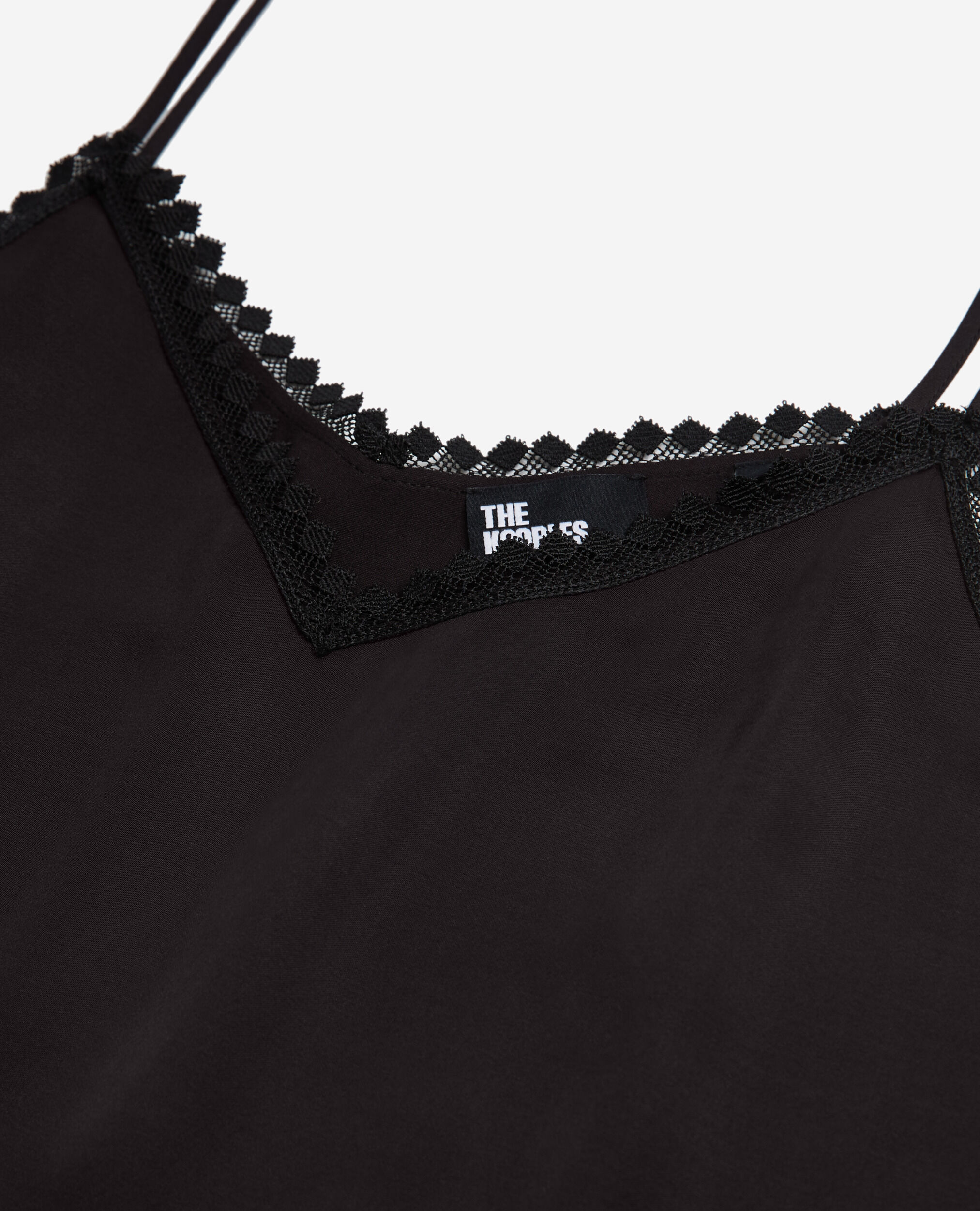 Robe longue dentelle noire