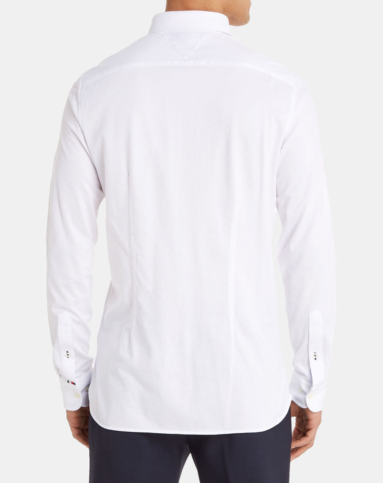 Tommy Hilfiger Chemise slim 1985 knit solid blanche