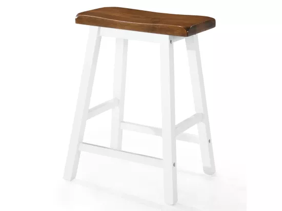 Table et tabouret de bar 5 pcs Bois massif