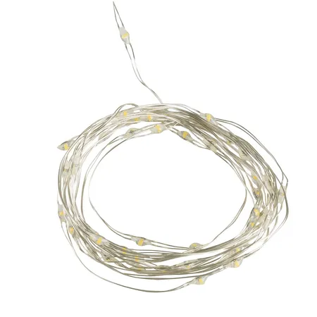 Idena LED Micro USB Lichterkette warmweiß 50er 2,75m