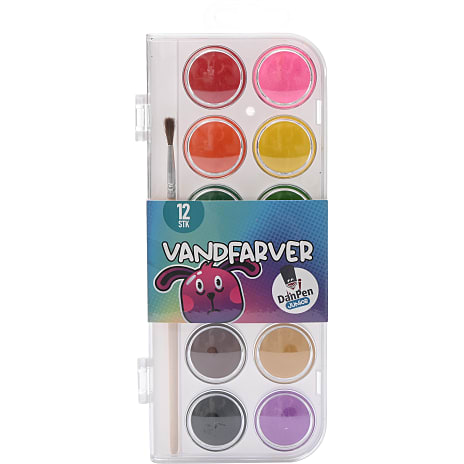 Danpen junior vandfarver 12-pak