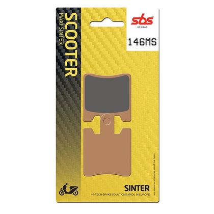 Plaquettes de freins SBS 146MS Sinter Métal Fritté Avant