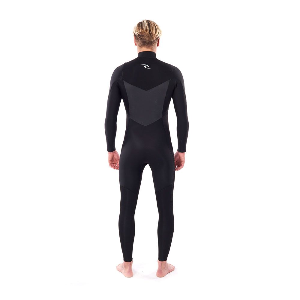 Rip Curl DAWN PATROL CHEST ZIP GBS - Combinaison intégrale 3/2mm Homme black