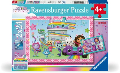 Ravensburger Gabby's Dollhouse Puslespill 2x24 Brikker