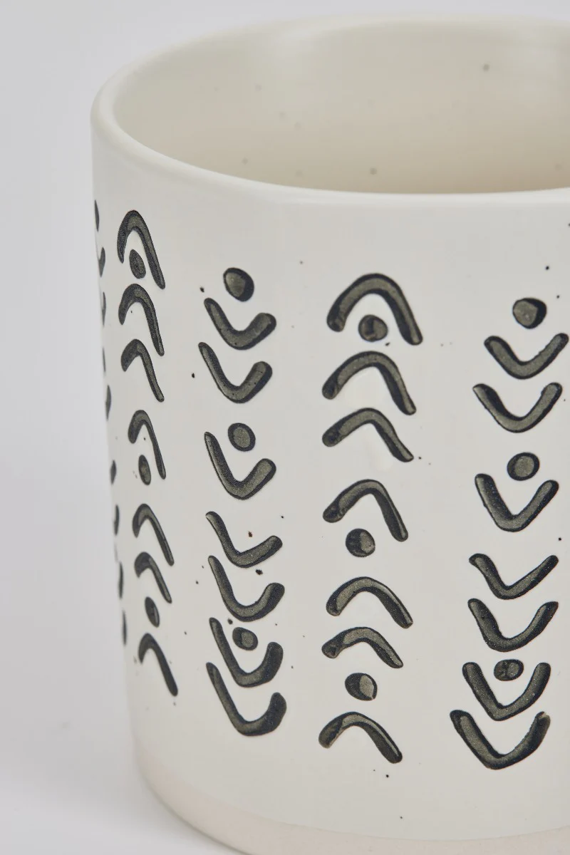 Bahne Interior  Artist Handmade kop, Multi - H9,5 cm.