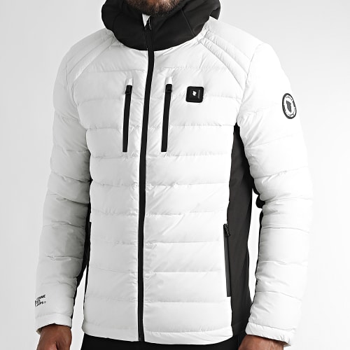 Doudoune Chauffante Capuche Mont Blanc Blanc