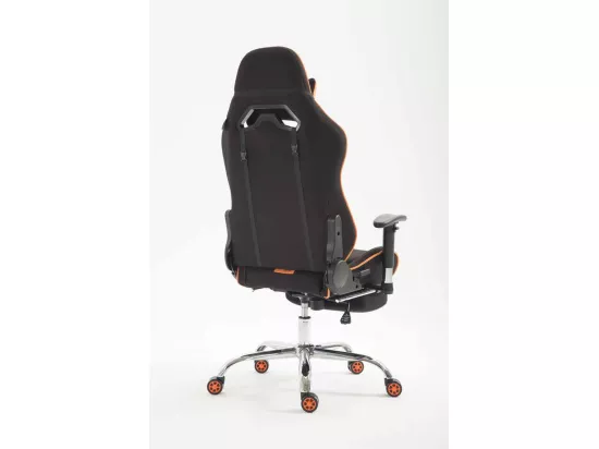 Chaise de bureau - Tissu - Noir / Orange - Limit