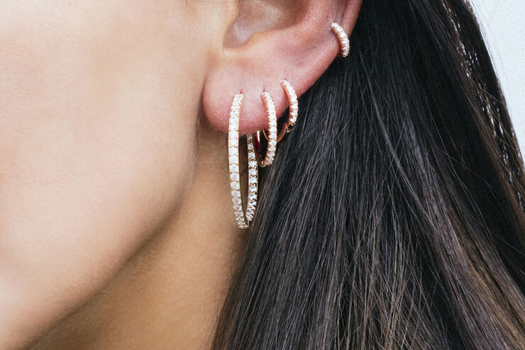 Sif Jakobs Jewellery BOVALINO EARRINGS 18k gold plated