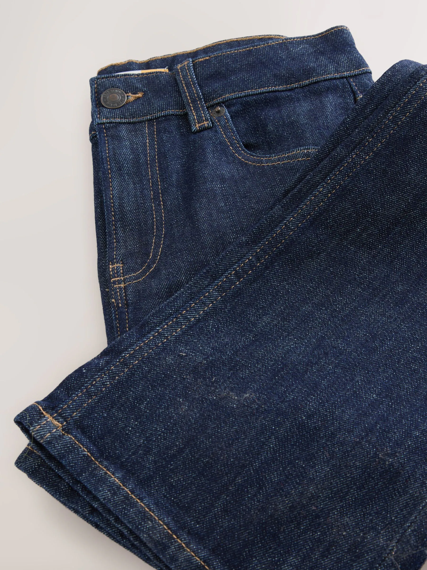 Blauw met wassing - Authentieke jeans met bootcut