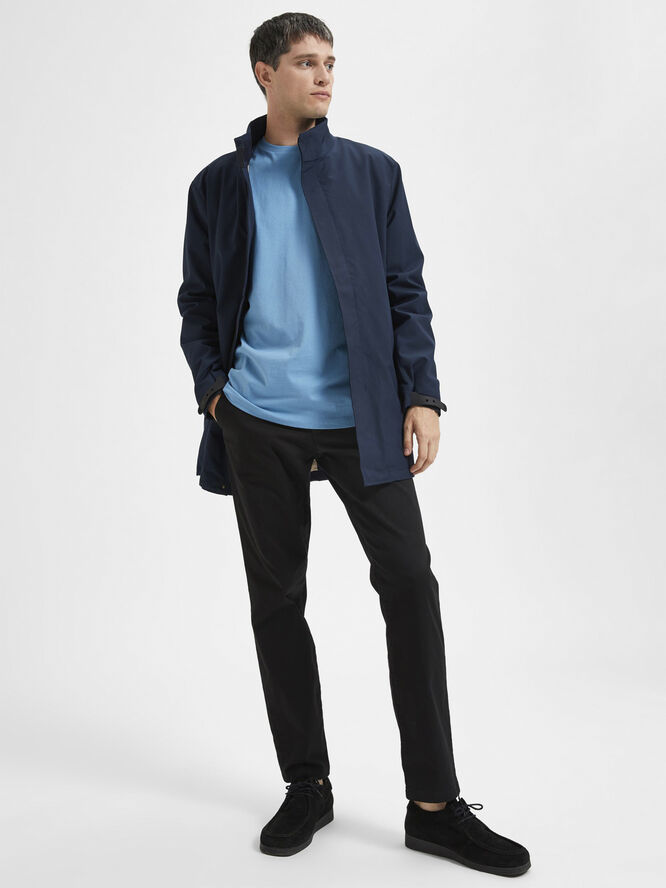 Selected Homme SLHSLIM-NEW MILES 175 FLEX CHINO W Sort