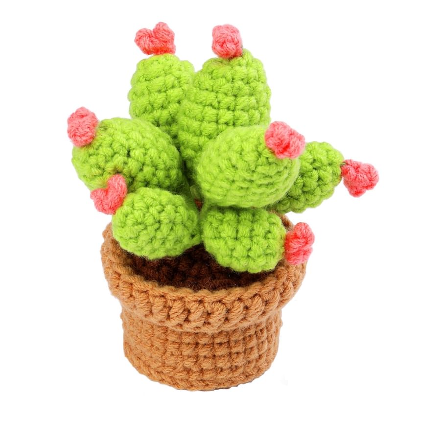Kneavist - DIY haakpakket / set van cactuspot ornament (verschillende ontwerpen)