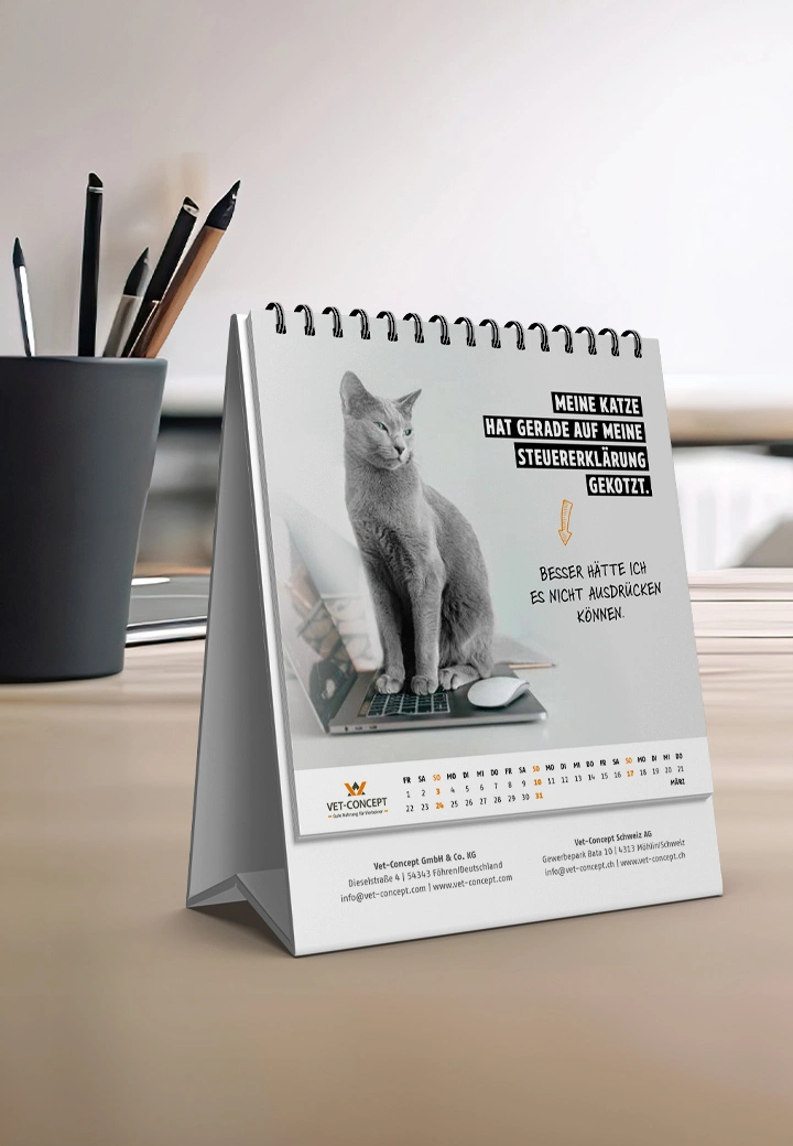 Vet-Concept Tischkalender 2024