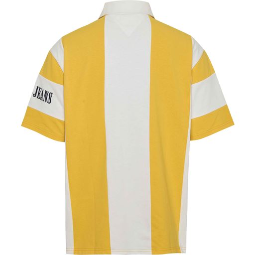 Tommy Jeans Stribet Polo T-shirt, Gul, S