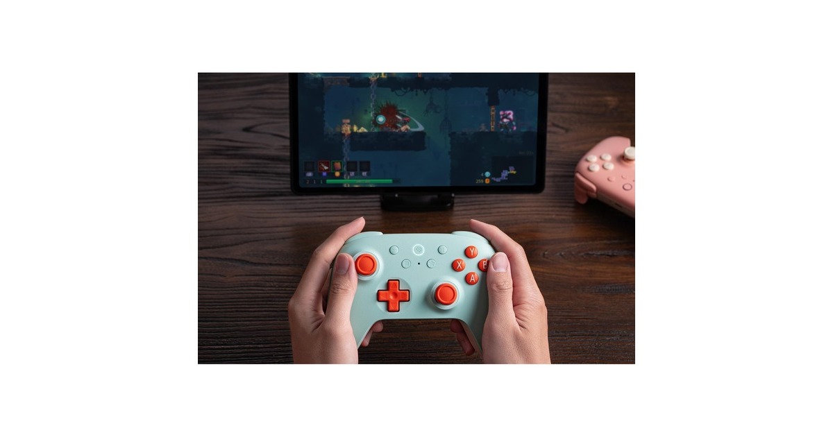 8BitDoUltimate 2C Wireless gamepad  (Mint/oranje)