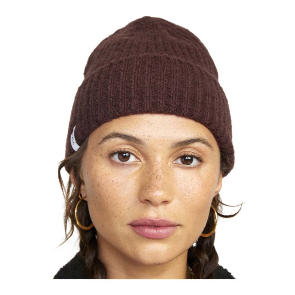 Rvca WARM EYES - Bonnet Femme espresso