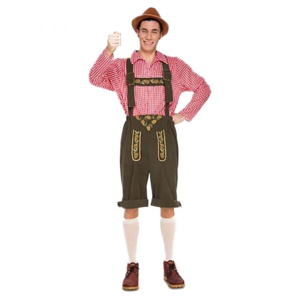 Viving Costumes Oktoberfest Disfarce Homem Castanho S