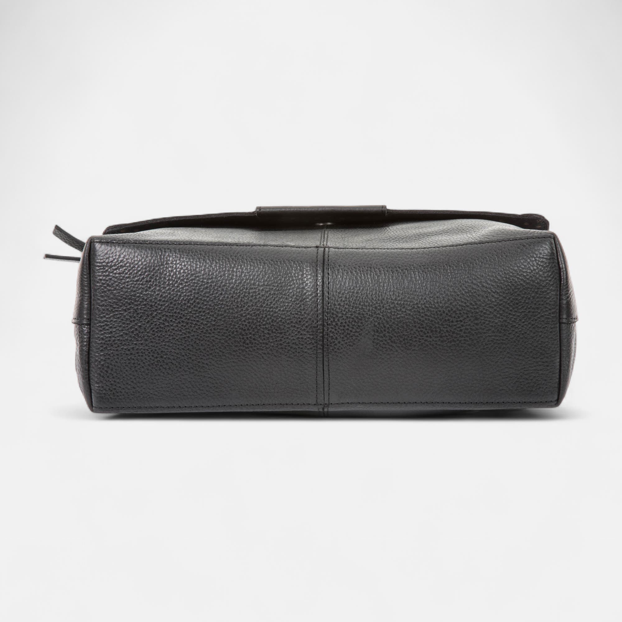 Sac bandoulière en cuir noir