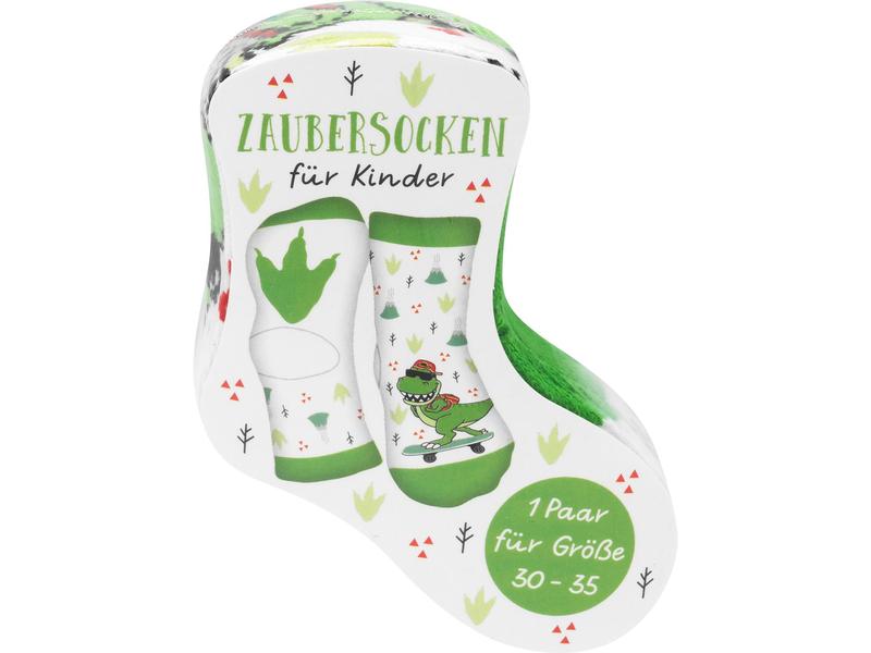 Sheepworld Socken Dinosaurier Grösse 30 - 35 Zaubersocken