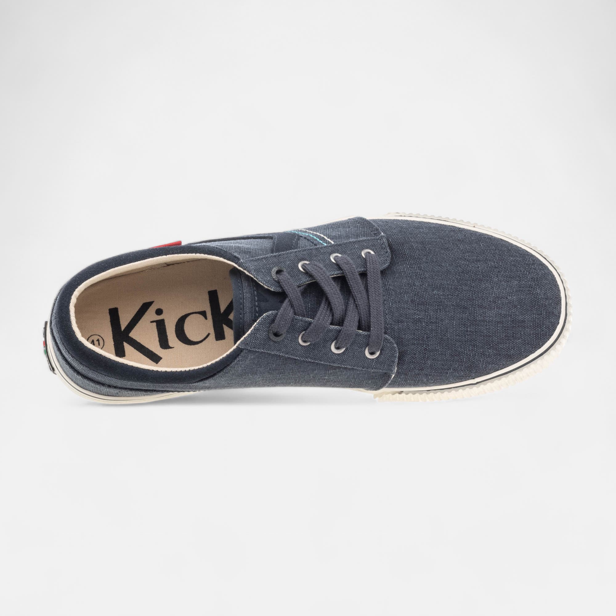 Chaussures en toile Homme bleu marine
