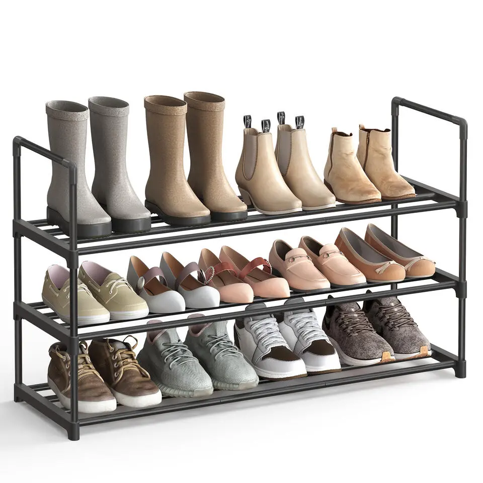 Songmics Schoenenrek Pedri - 92 x 30,5 x 55 cm - Zwart