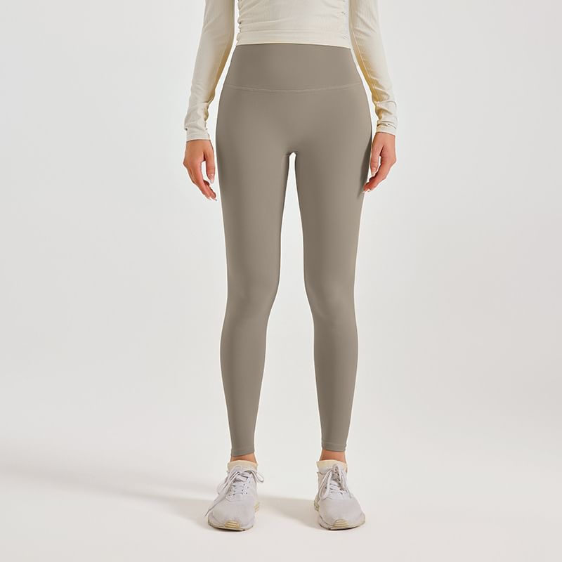 GearGal - Effen yogabroek met hoge taille
