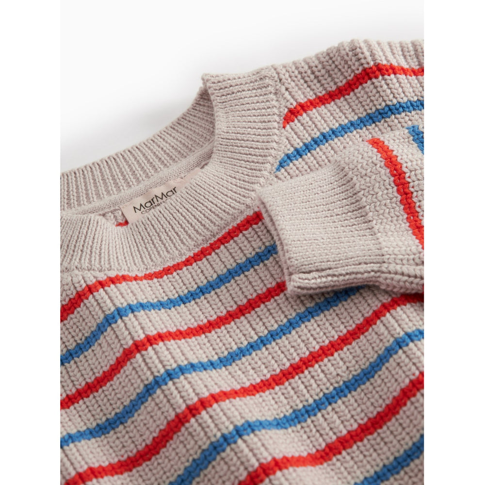 Køb MarMar Cotton Knit EA Stripe Tomato Mix Stripe Teno Strikket Bluse