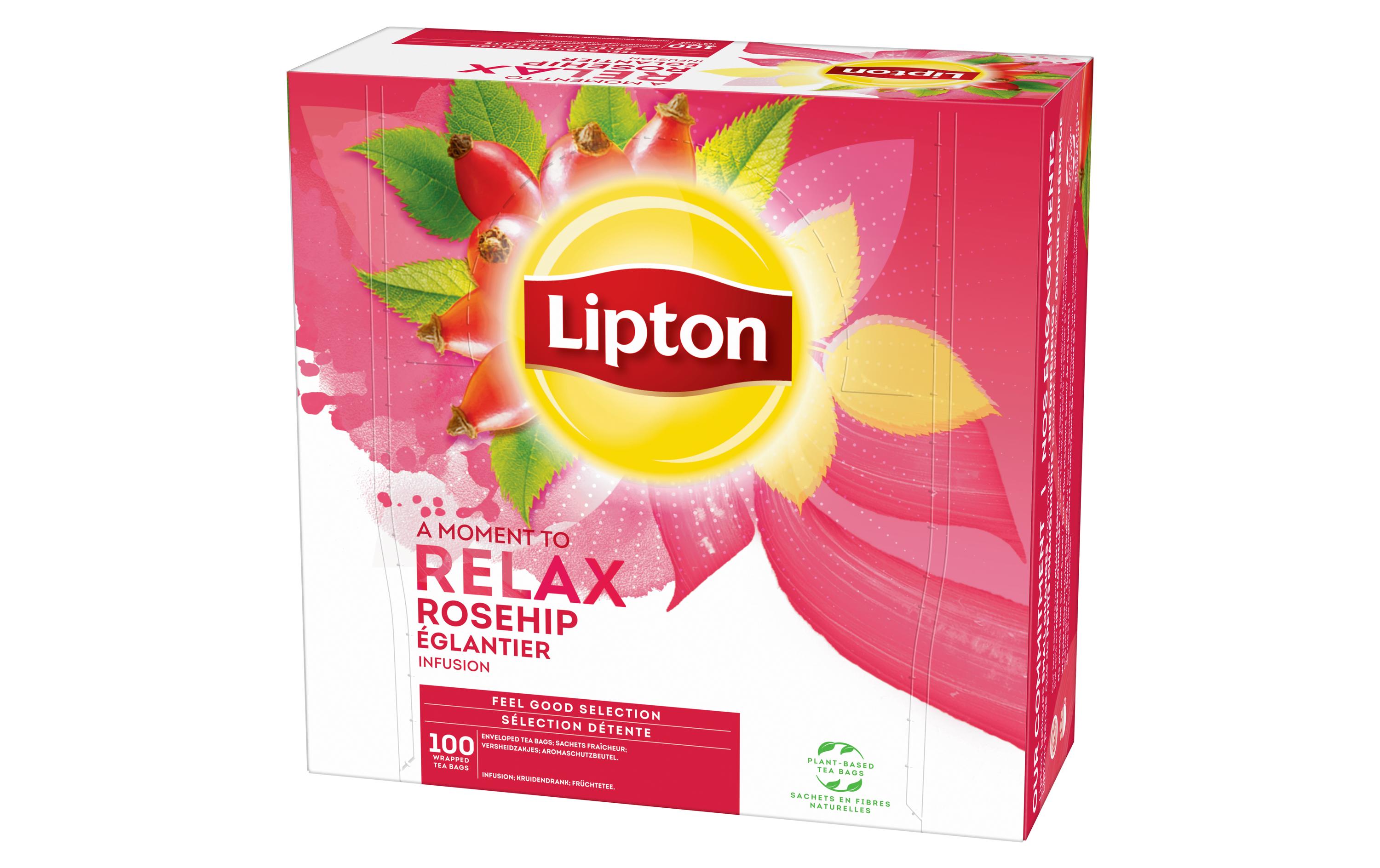 Teebeutel Feel Good Selection Hagebutte 100 StückTee im Aromaschutzbeutel