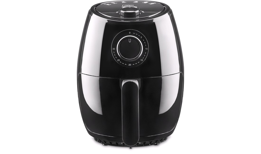 Airfryer med timer, 1000W, 2 l.