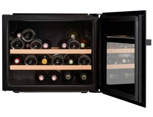 LA SOMMELIERE - Cave à vin encastrable de service LSBI28B, 28 bouteilles, Niche de 45 cm,