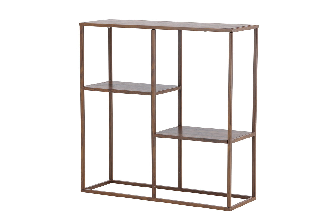 FjÃ´rd - Dressoir Walnoot - 80x26x81cm - Staal
