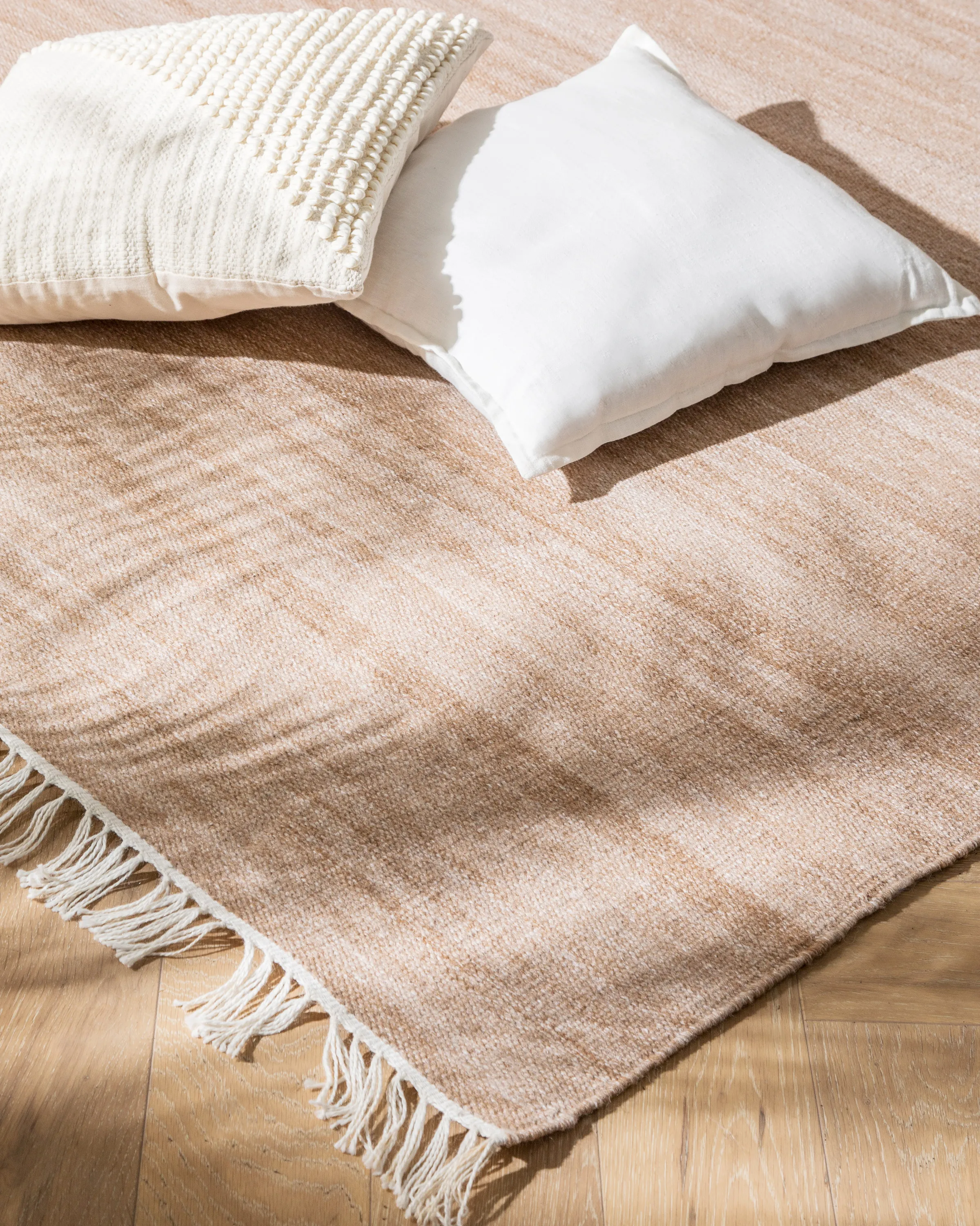 Vloerkleed MALHIA Zandbeige 160 x 230 cm