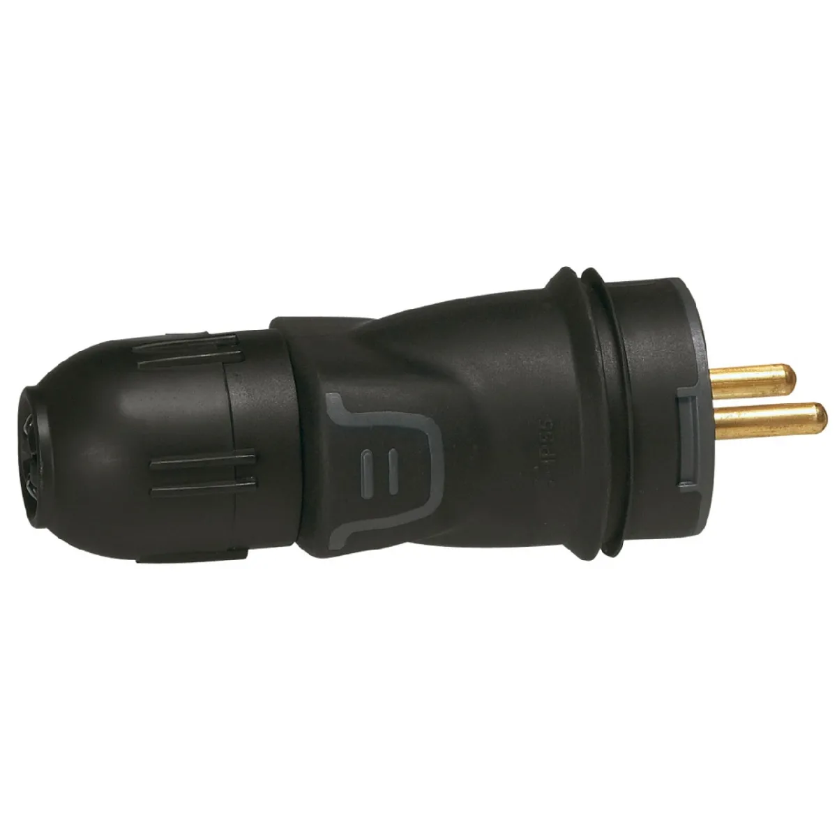Legrand Fiche mâle 16A 2P+T IP55 - Caoutchouc