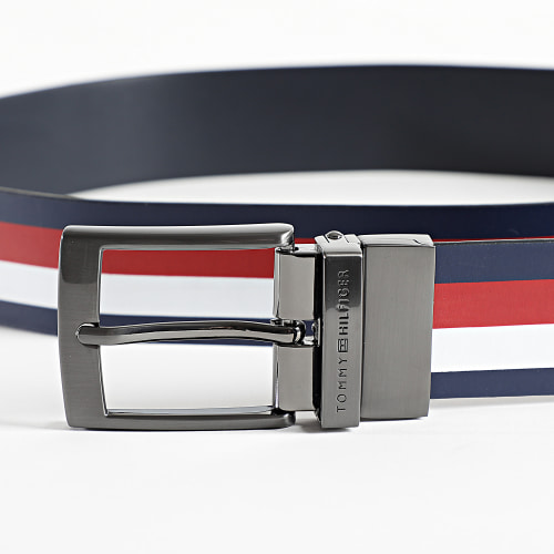 Ceinture Réversible Adan 0844 Tricolore Bleu Marine