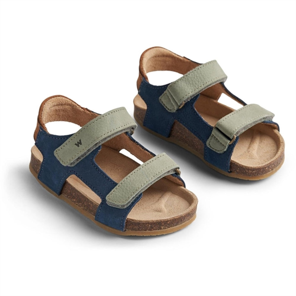 Sandal Cork Open Toe Corey Blue - Wheat||Wheat Footwear