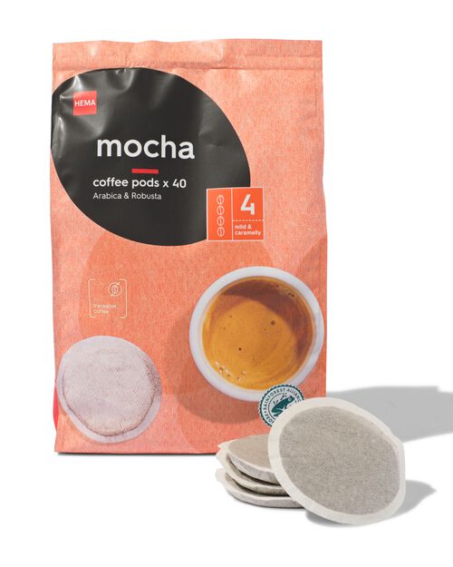 40 dosettes de café moka