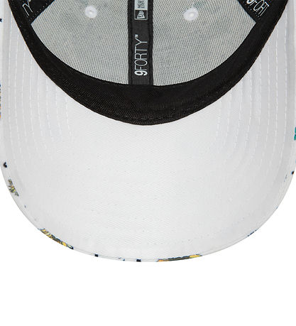 New Era Kasket - 9Forty - Dodgers - Hvid m. Solsikker