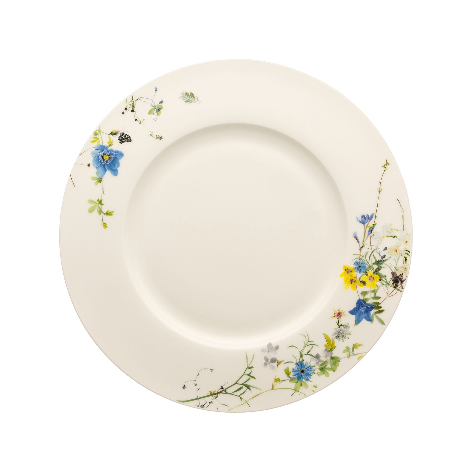 Brillance Bone China Fleurs des Alpes Speiseteller 28 cm Fahne