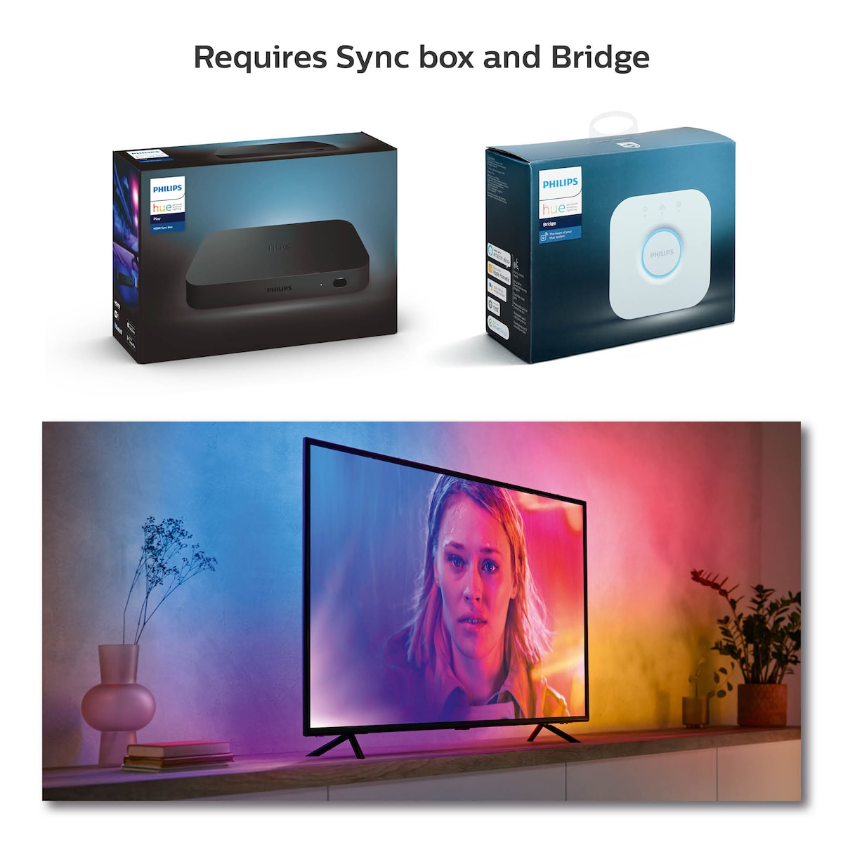 Philips Hue Play Gradient lysstripe TV 75
