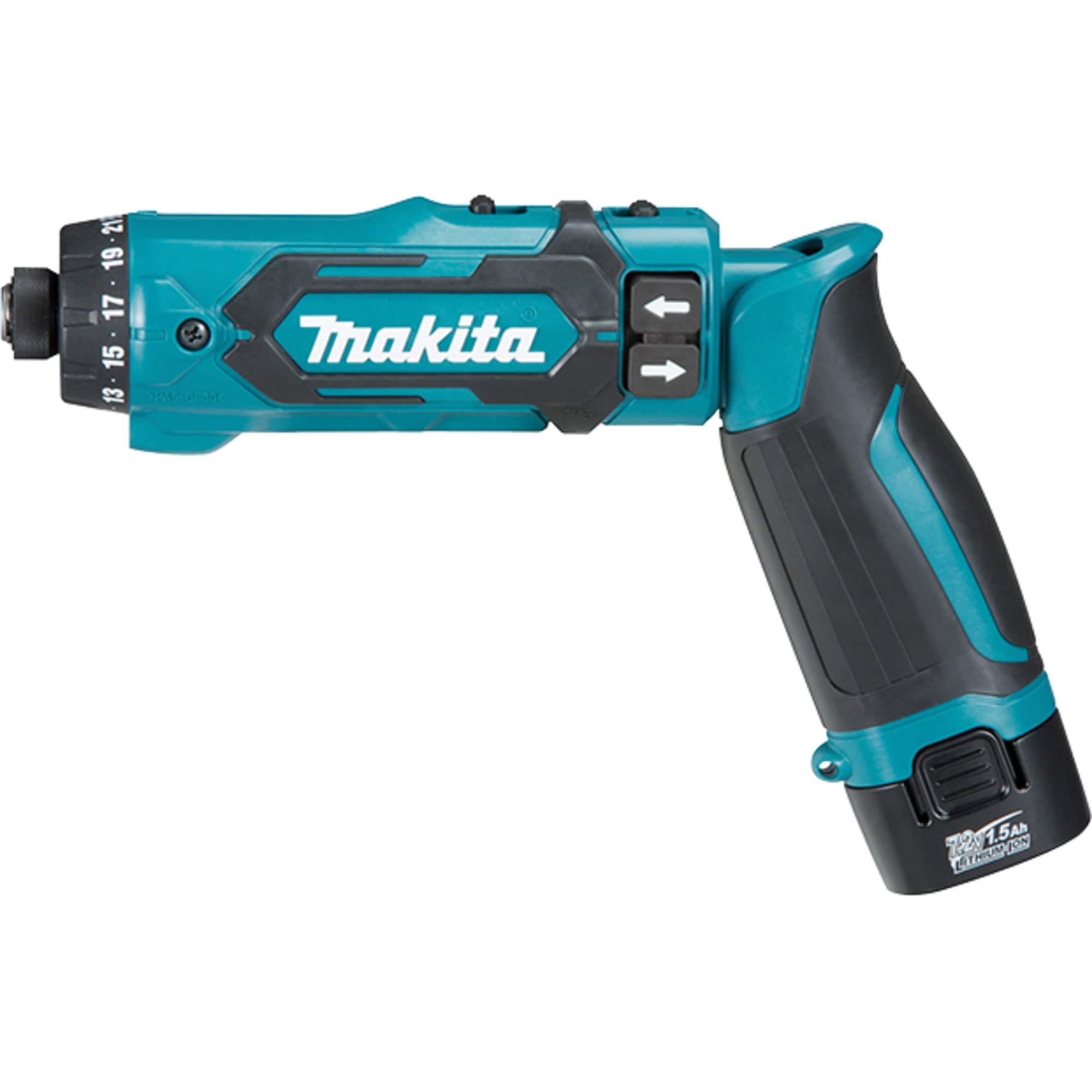 Makita Bohrschrauber Akku-Knickschrauber DF012DSE, 7,2Volt